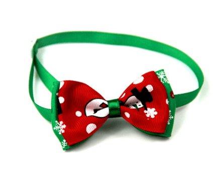 Christmas Pet Bow Ties - Festive Handmade Accessories For Dogs And Cats