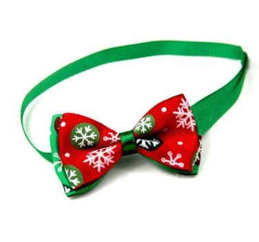 Christmas Pet Bow Ties - Festive Handmade Accessories For Dogs And Cats
