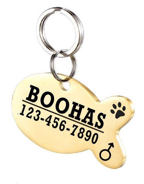 Custom Engraved Stainless Steel Pet Id Tag