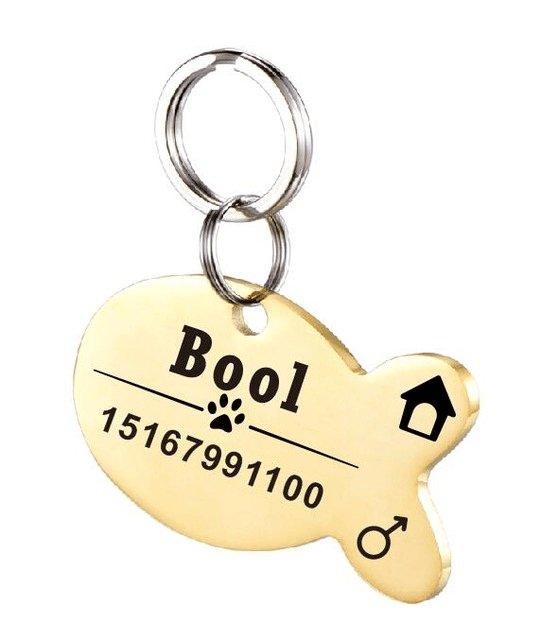 Custom Engraved Stainless Steel Pet Id Tag
