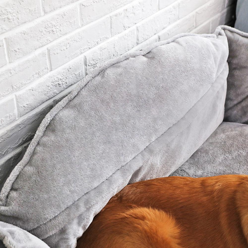 Luxury Pet Haven: Plush Polyester Sofa Bed For Dogs