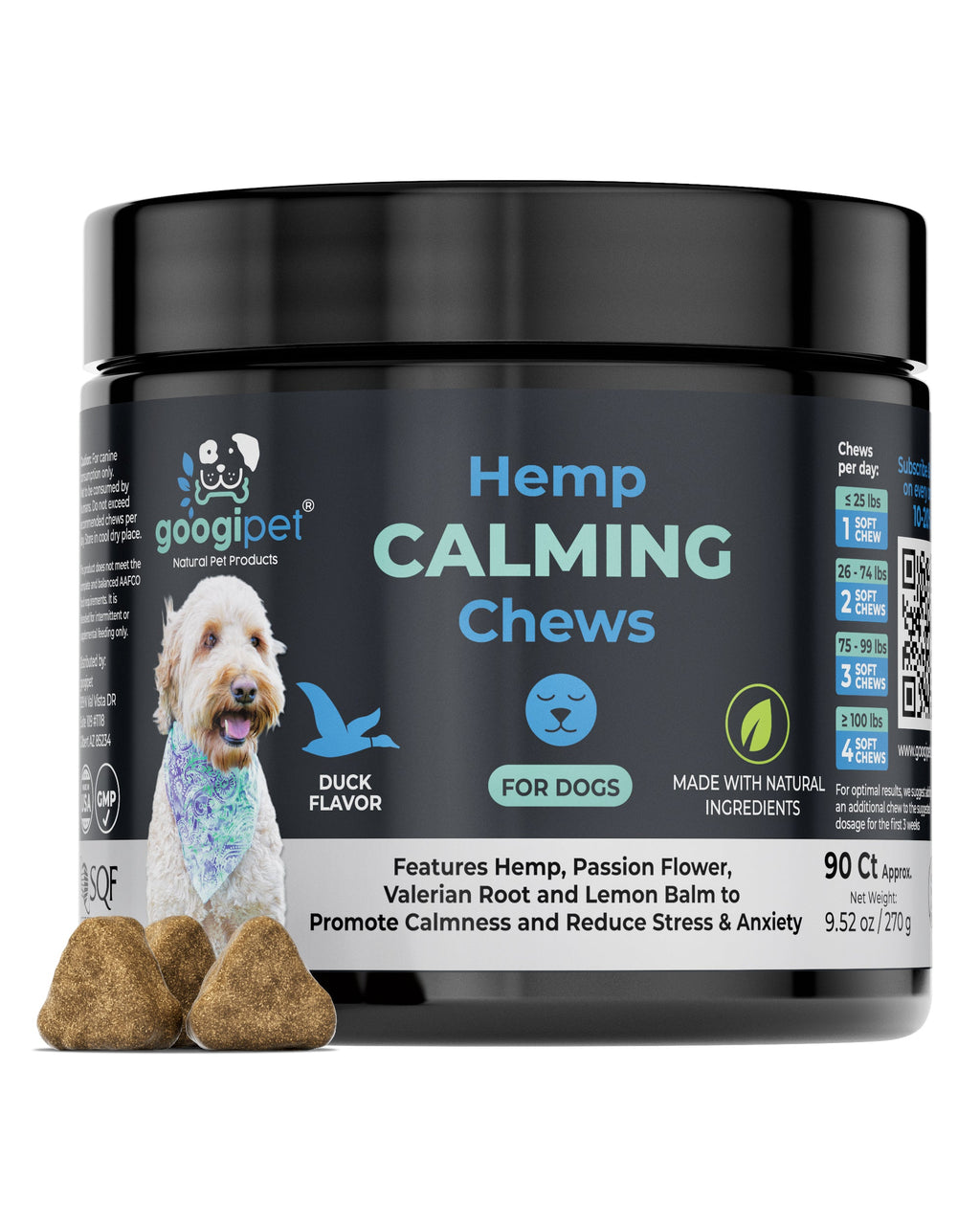 Hemp Calming Chews for Dogs