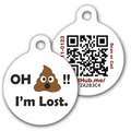 PetHub QR Pet ID Tag – Oh Crap I’m Lost