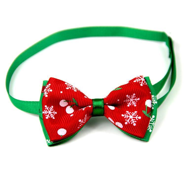 Christmas Pet Bow Ties - Festive Handmade Accessories For Dogs And Cats