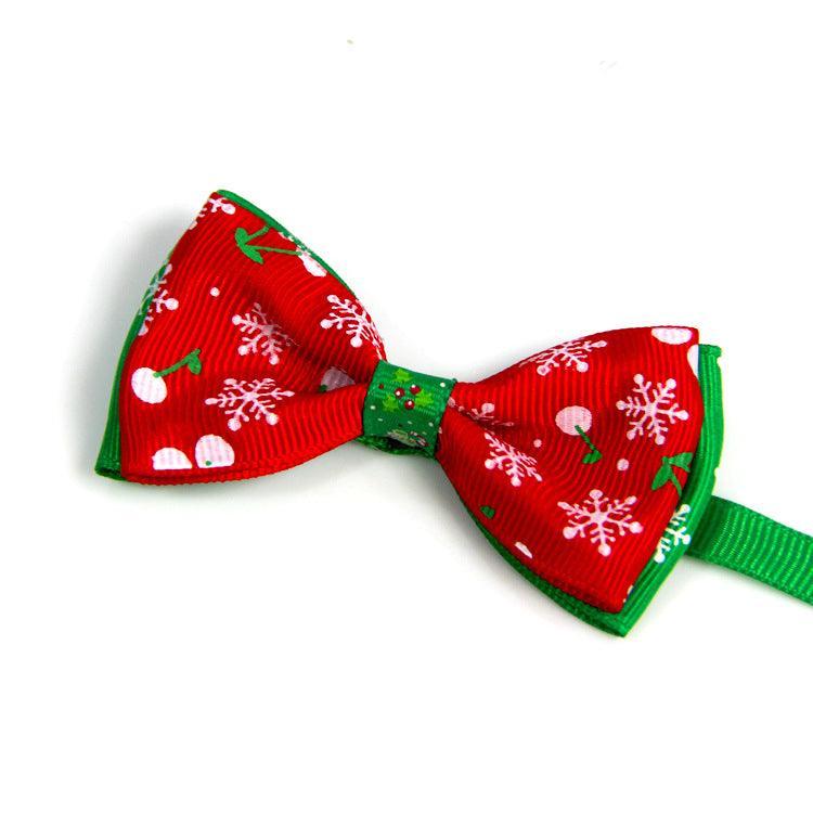 Christmas Pet Bow Ties - Festive Handmade Accessories For Dogs And Cats