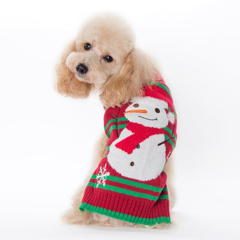 Christmas Pompom Festive Dog Sweater