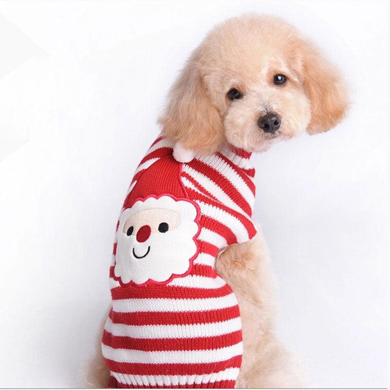 Christmas Pompom Festive Dog Sweater