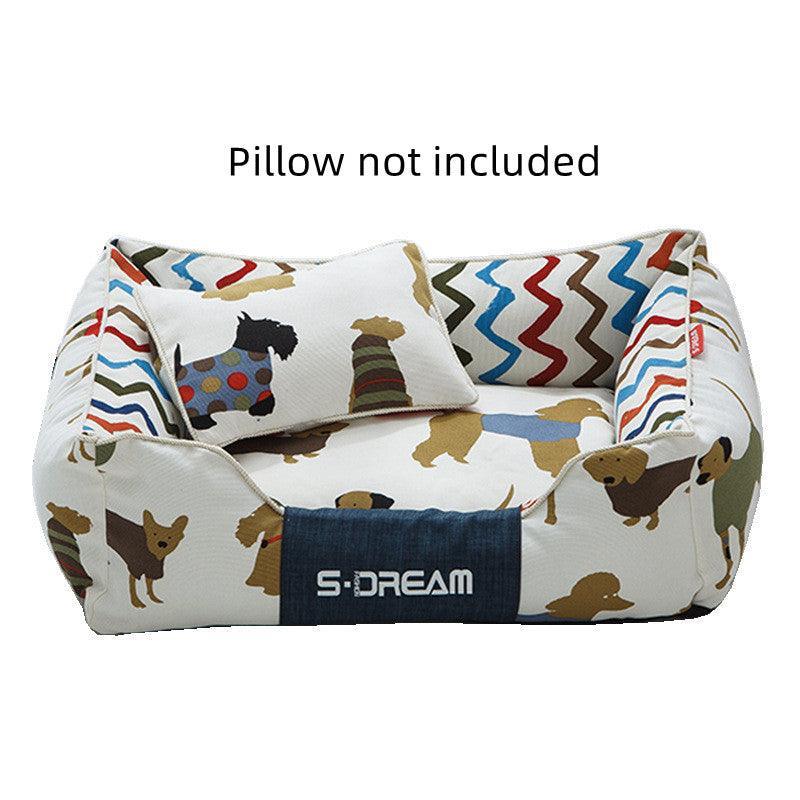 Cozy Haven: The Ultimate Removable And Washable Dog Cat Bed